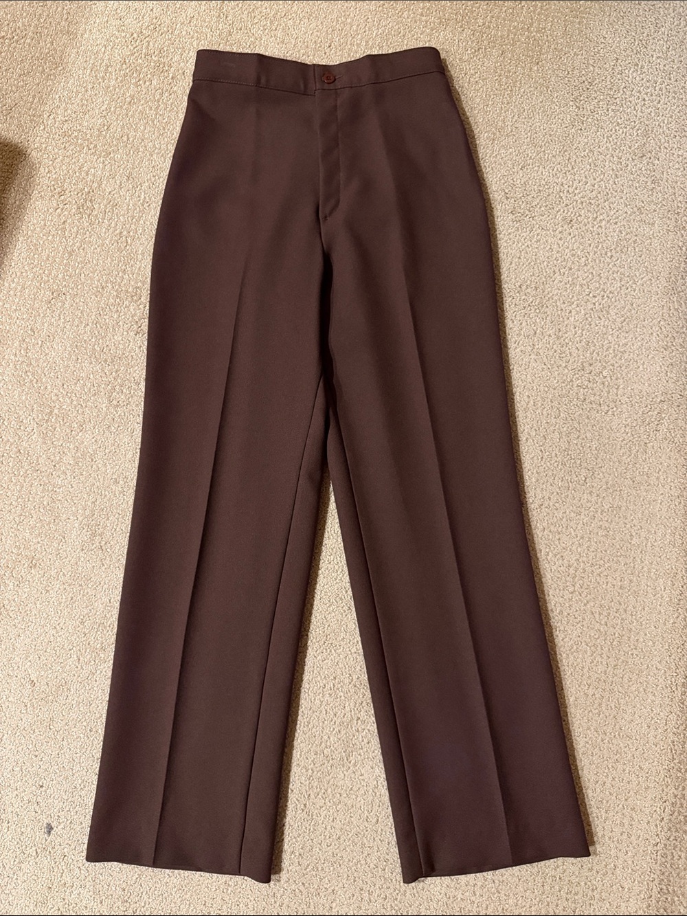 Montgomery Ward Brown Trousers with Clean Tailoring